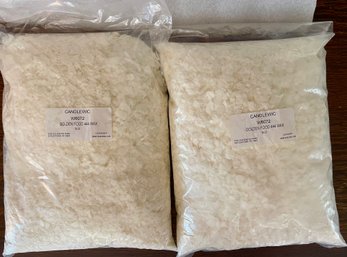 Two 5lb Bags Of Golden Food 444 Wax By Candlewic - NEW