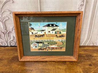 Charles Wysocki Sand And Sea Framed Print