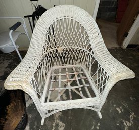 Beautiful Antique Wicker Rocking Chair