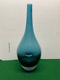 Georgeous Art Glass Vase. Stands 12 3/4' Tall.