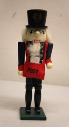 Vintage Handcrafted Wooden 10' Postman Nutcracker