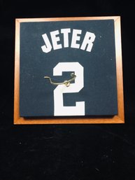 Derek Jeter Mounted Jersey