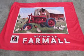 International Harvester Farmall Fleece Blanket