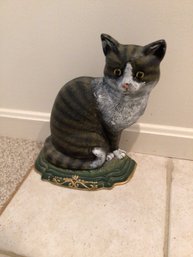 Cast Iron Cat Door Stop