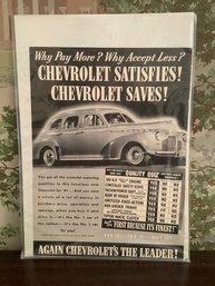 Chevrolet Satisfies Advertisement #2