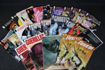 Image Comics With Fused, Ghosted, Ghost Spy, Haunt, Guerillas, Frankenstein Munster, Go Girl. Gun Candy Lot TI