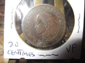 1863  HAITI  20 CENTIMES -  VF