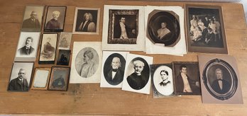 Collection Of Antique Photos Portraits