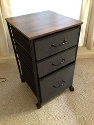 3 Drawer Fabric Vertical Filing Cabinet