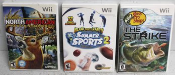 3 Wii Games