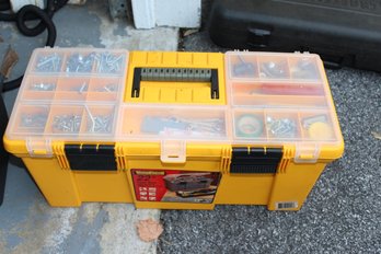 Yellow Toolbox Full Of Tools