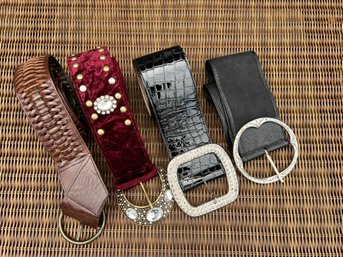 Collection Of 4 Stylish Belts