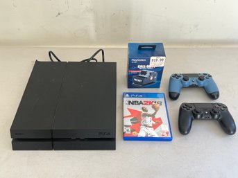 Playstation 4 With Controllers And Accessories