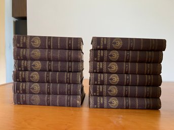 1943 Complete 12 Volume Set Of Encyclopedias By The Encyclopedia Library
