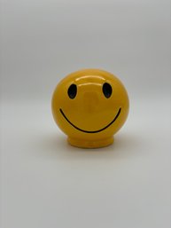 1970s 'Have A Happy Day' Smiley Ceramic Bank By McCoy