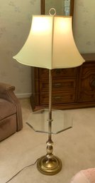 Floor Lamp With Glass Table Attached