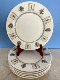 Set Of Pfaltzgraff Naturewood Stoneware Plates