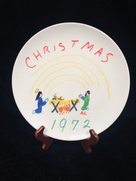 Vintage Christmas Plate