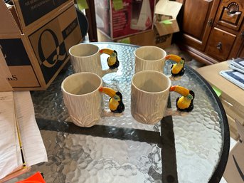 4 QQ Toucan Mugs