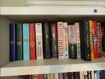 SHELF OF CONTEMPORARY FICTION HARDCOVERS, MOSTLY FIRSTS