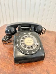 Vintage Black Bell Telephone Rotary Phone