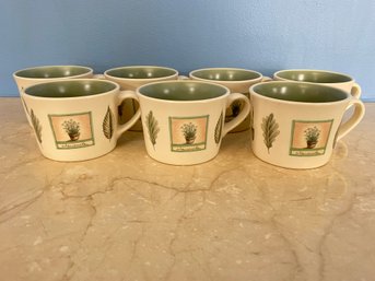 Set Of Pfaltzgraff Naturewood Stoneware Cups