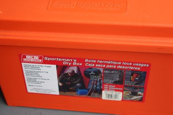 2 Orange Waterproof Tool Cases Full Of Tools