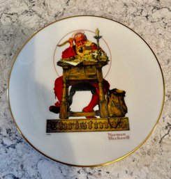 Norman Rockwell - Christmas Letter To Santa Plate
