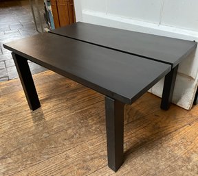 A Good Looking Black Wooden Side Table