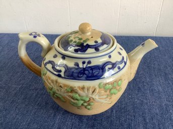 VINTAGE POTTERY TEAPOT