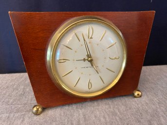 Solid Mahogany Westclox Clock