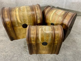 Nesting Wooden Dome Boxes By Chateau Edgewater Inc. (3)