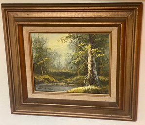 Framed Oil On Canvas Signed Julio Fassio