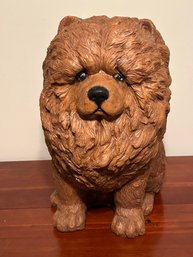 Life Sized Chow Dog Sculpture