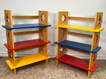 Quality Made Moon & Stars Colorful Children's Shelves