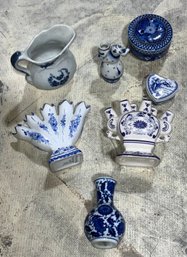 Blue And White Porcelain Lot