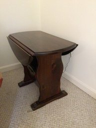 Vintage Solid Pine Drop Leaf Table