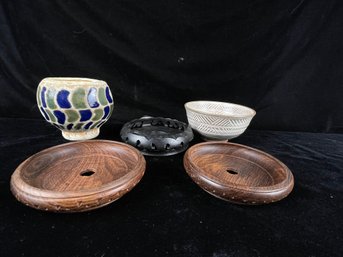 Pottery And Planter Stands