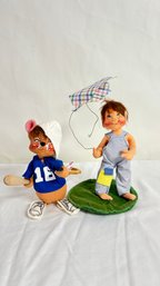 A PAIR Of ANNALEE  92' & 93' Figures Made In New Hampshire