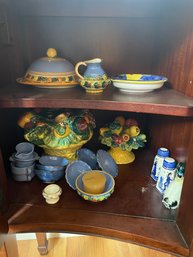 ITALIAN POTTERY LOT