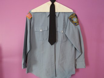 Sterling Police Dept Vintage Shirt And Tie