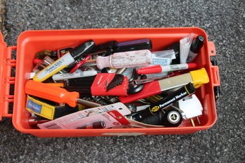 Orange Waterproof Toolbox Of Tools