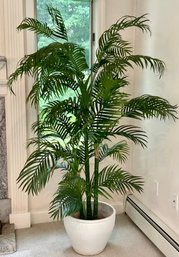 6ft Faux Palm Tree In Terracotta Planter Pot