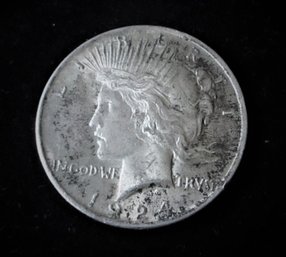 U.S. 1924 P Peace Silver Dollar