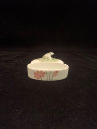 Frog Lidded Trinket Dish