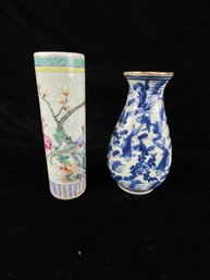 Asian Painted Vases