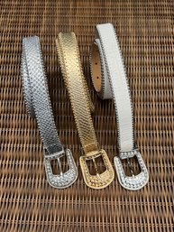 Collection Of 3 Cache Skinny Belts