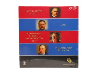 2013 Presidential $1 Coin - Uncirculated  Sealed - Philadelphia & Denver Set