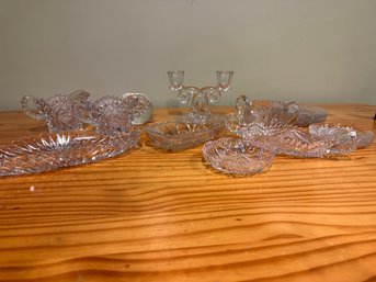 Beautiful Lot Of Cut Glass And Crystal