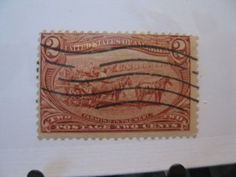 US POSTAGE STAMP - SCOTT # 286   FARMING THE WEST